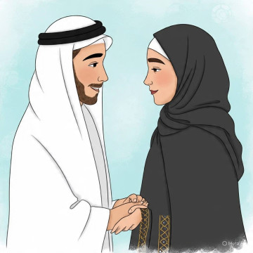 Ilustrasi Menikah (Meta AI)